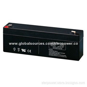 Sealed Lead-acid Battery, 12V, 2.2Ah Capacity, Maintenance-free, Rechargeable